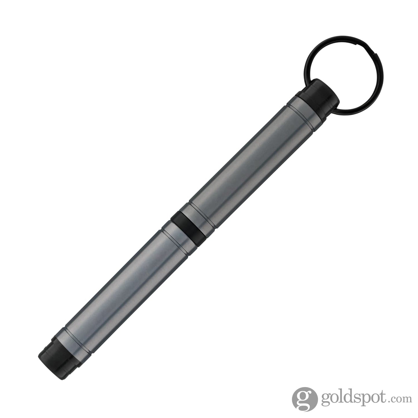 Fisher Space Pen Backpacker Ballpoint Pen in Grey Anodized Aluminum with Key Chain Ballpoint Pen