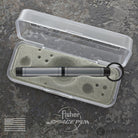 Fisher Space Pen Backpacker Ballpoint Pen in Grey Anodized Aluminum with Key Chain Ballpoint Pen