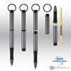 Fisher Space Pen Backpacker Ballpoint Pen in Grey Anodized Aluminum with Key Chain Ballpoint Pen