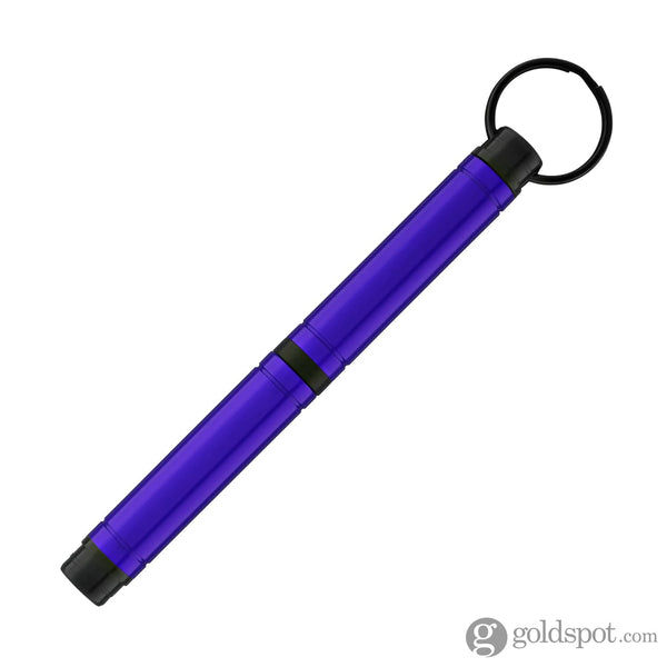 Fisher Space Pen Backpacker Ballpoint Pen in Purple Anodized Aluminum with Key Chain Ballpoint Pen