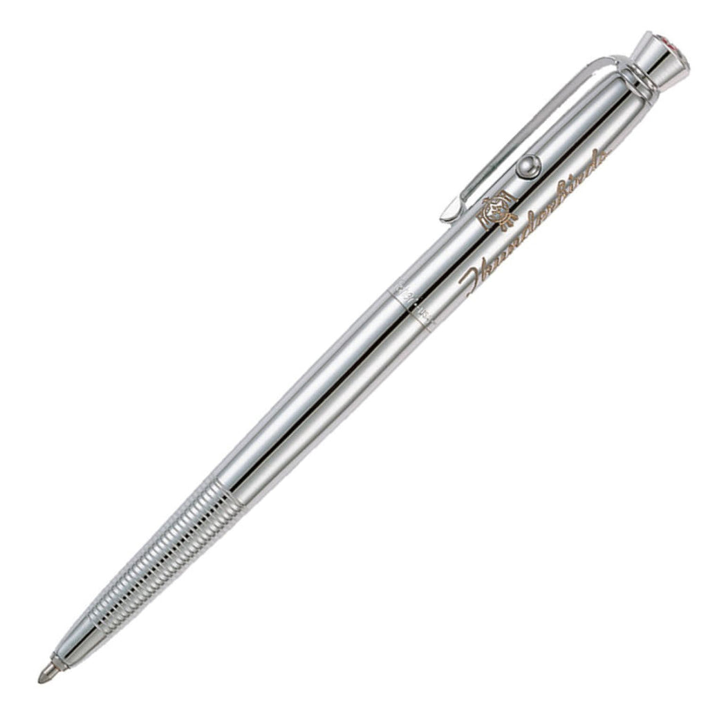Fisher Space Pen Ballpoint Pen with Thunderbirds Engraving in Chrome Ballpoint Pen