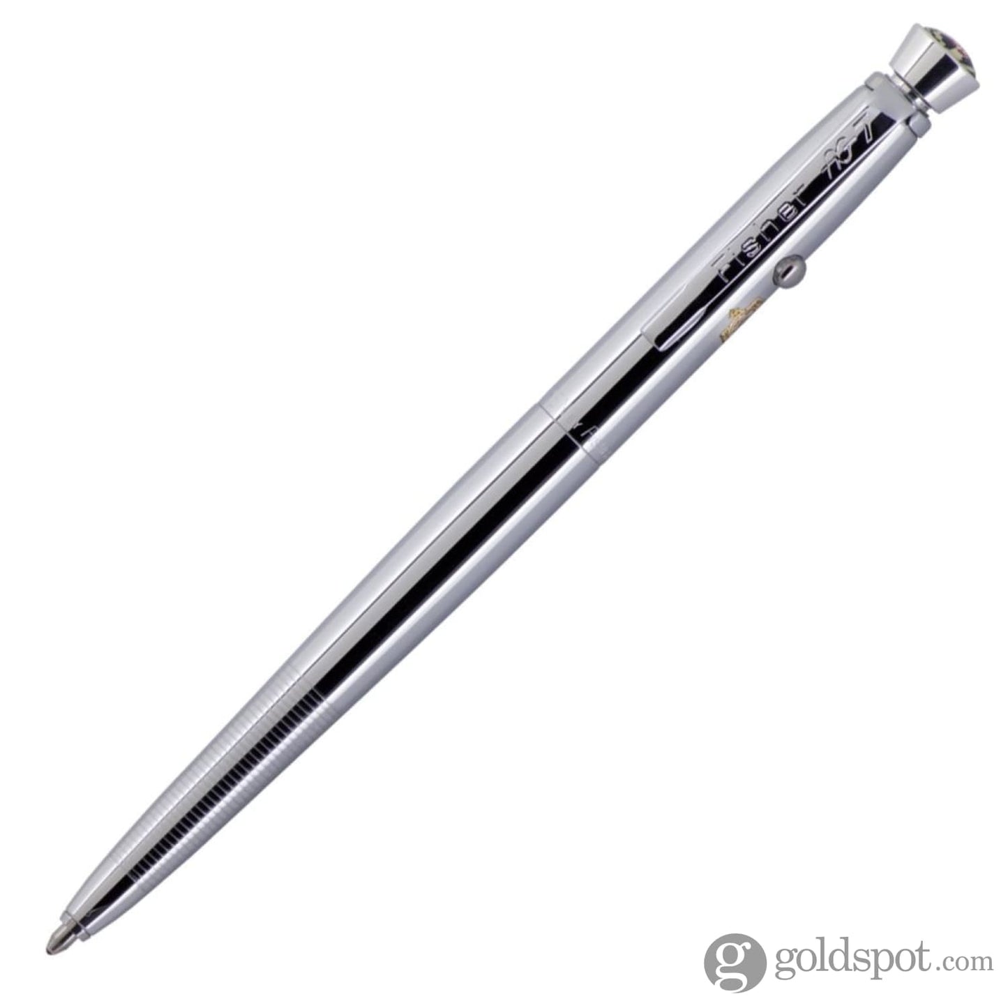 Fisher Space Pen Ballpoint Pen with Thunderbirds Engraving in Chrome Ballpoint Pen