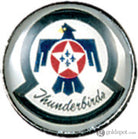 Fisher Space Pen Ballpoint Pen with Thunderbirds Engraving in Chrome Ballpoint Pen