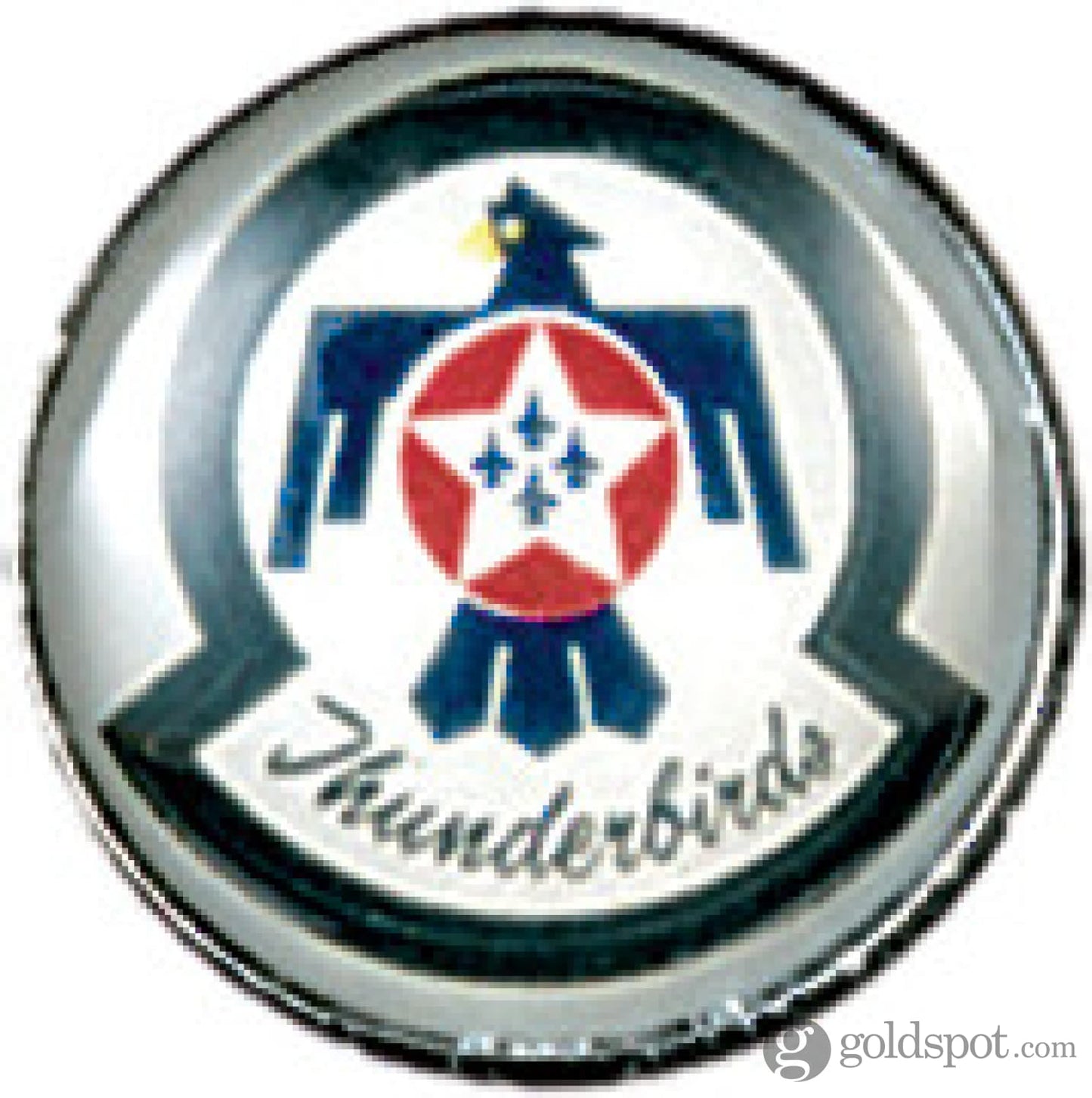 Fisher Space Pen Ballpoint Pen with Thunderbirds Engraving in Chrome Ballpoint Pen