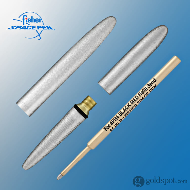 Fisher Space Pen Bullet Ballpoint Pen in Brushed Chrome Ballpoint Pen