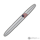 Fisher Space Pen Bullet Ballpoint Pen in Chrome with American Flag Emblem Ballpoint Pen