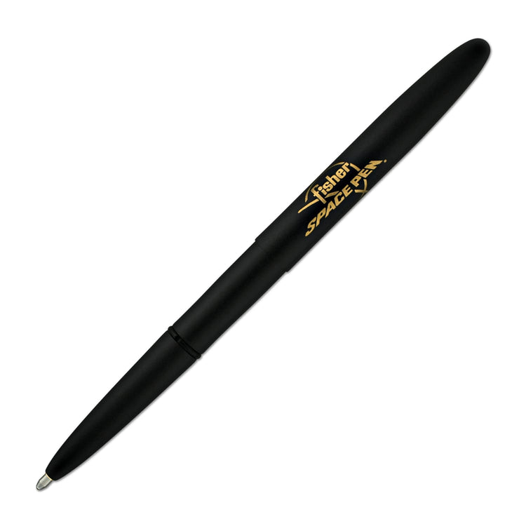Fisher Space Pen Bullet Ballpoint Pen in Matte Black with Fisher Space Pen Logo Ballpoint Pen