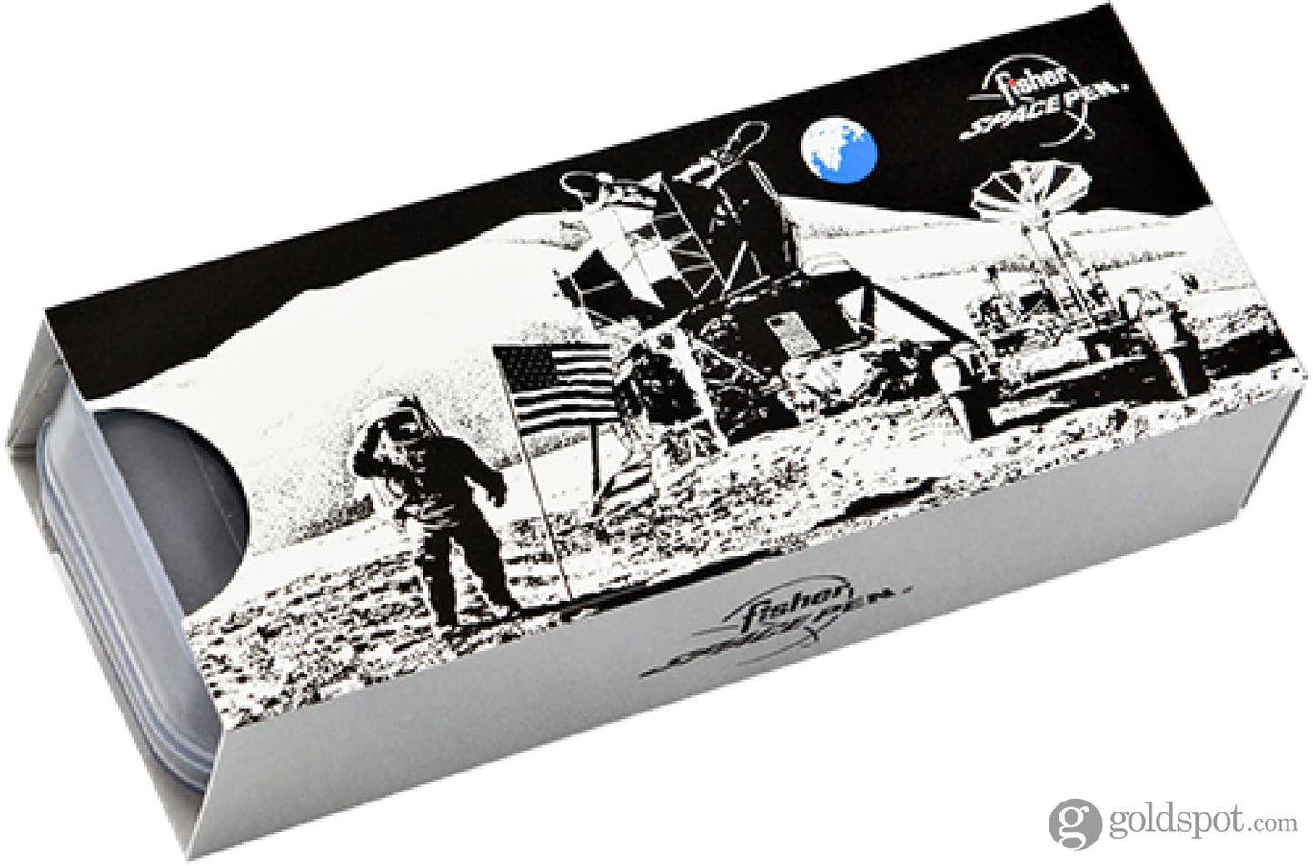 Fisher Space Pen Bullet Ballpoint Pen in Matte Black with NASA Meatball Logo Ballpoint Pen