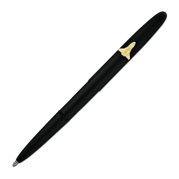 Fisher Space Pen Bullet Ballpoint Pen in Matte Black with Shuttle Emblem Ballpoint Pen
