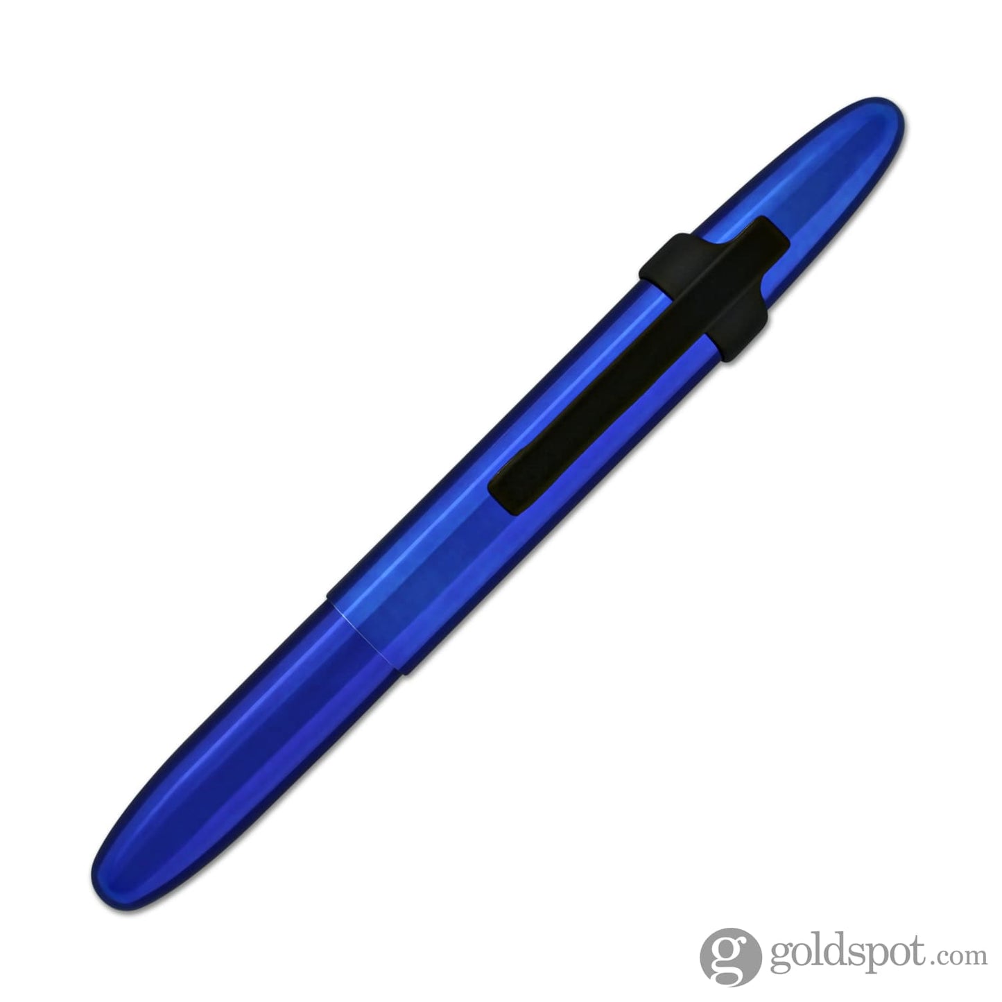 Fisher Space Pen Bullet Ballpoint Pen with Clip in Blueberry & Matte Black Ballpoint Pen