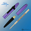 Fisher Space Pen Bullet Ballpoint Pen with Clip in Purple Passion & Matte Black Ballpoint Pen