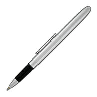 Fisher Space Pen Bullet Grip Ballpoint Pen with Stylus & Clip in Chrome