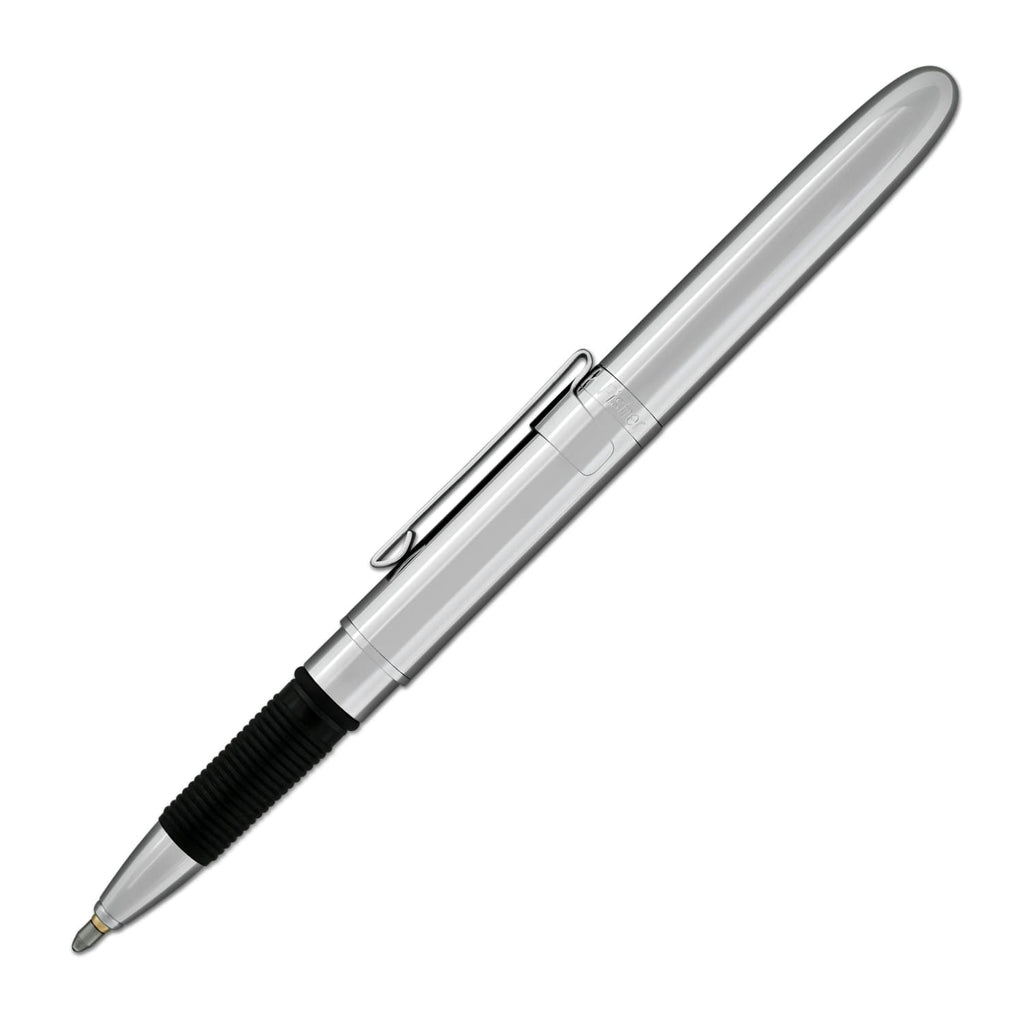 Fisher Space Pen Bullet Grip Ballpoint Pen with Stylus & Clip in Chrome Ballpoint Pen