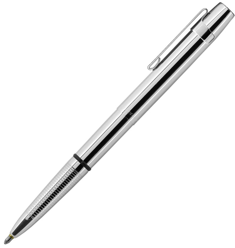Fisher X-Mark Bullet Space Ballpoint Pen Chrome Finish Flat Top Ballpoint Pen