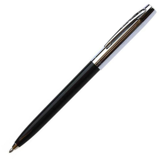 Fisher Space Pen Cap-O-Matic Ballpoint Pen in Black with Chrome Trim