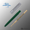 Fisher Space Pen Cap-O-Matic Ballpoint Pen in Green & Chrome Ballpoint Pen