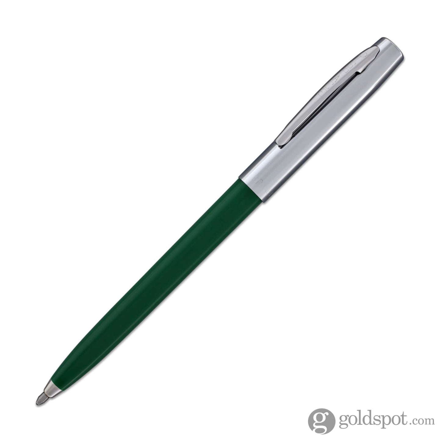 Fisher Space Pen Cap-O-Matic Ballpoint Pen in Green & Chrome Ballpoint Pen