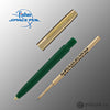 Fisher Space Pen Cap-O-Matic Ballpoint Pen in Green with Brass Trim Ballpoint Pen