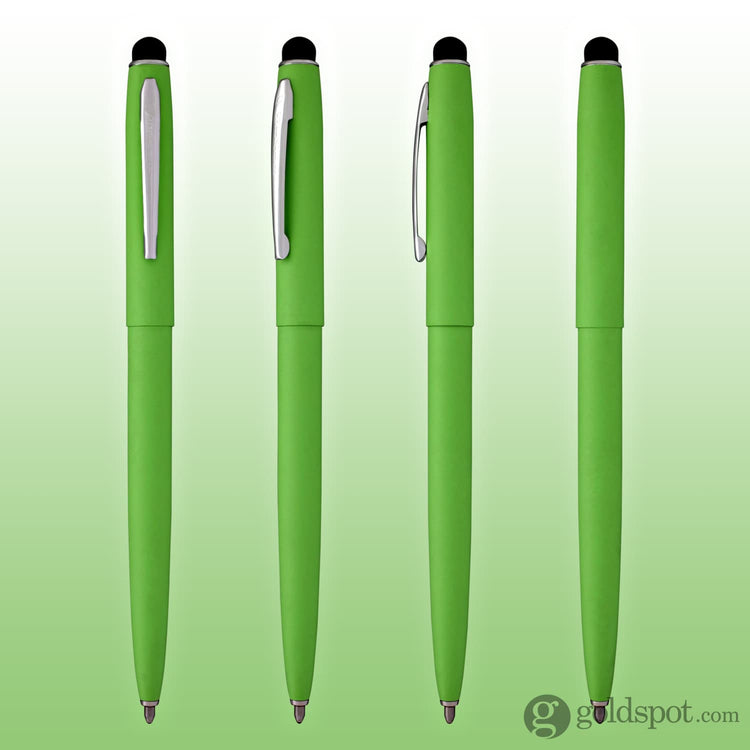 Fisher Space Pen Cap-O-Matic Ballpoint Pen in Matte Green with Stylus Ballpoint Pen