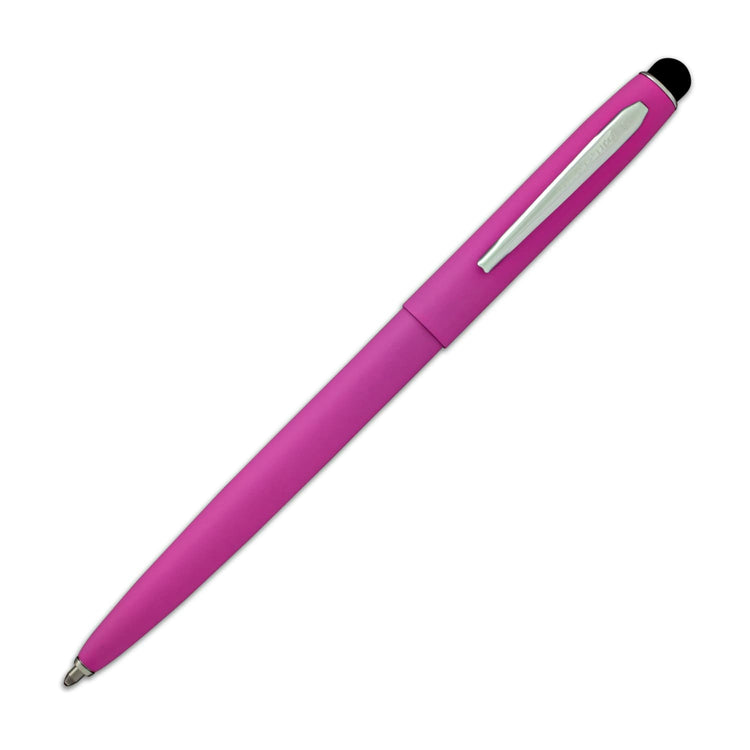 Fisher Space Pen Cap-O-Matic Ballpoint Pen in Matte Pink with Stylus Ballpoint Pen