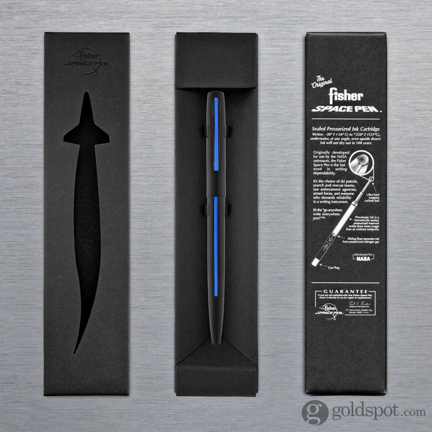 Fisher Space Pen Cap-O-Matic Ballpoint Pen in Non-Reflective Black Law Enforcement Edition Ballpoint Pen