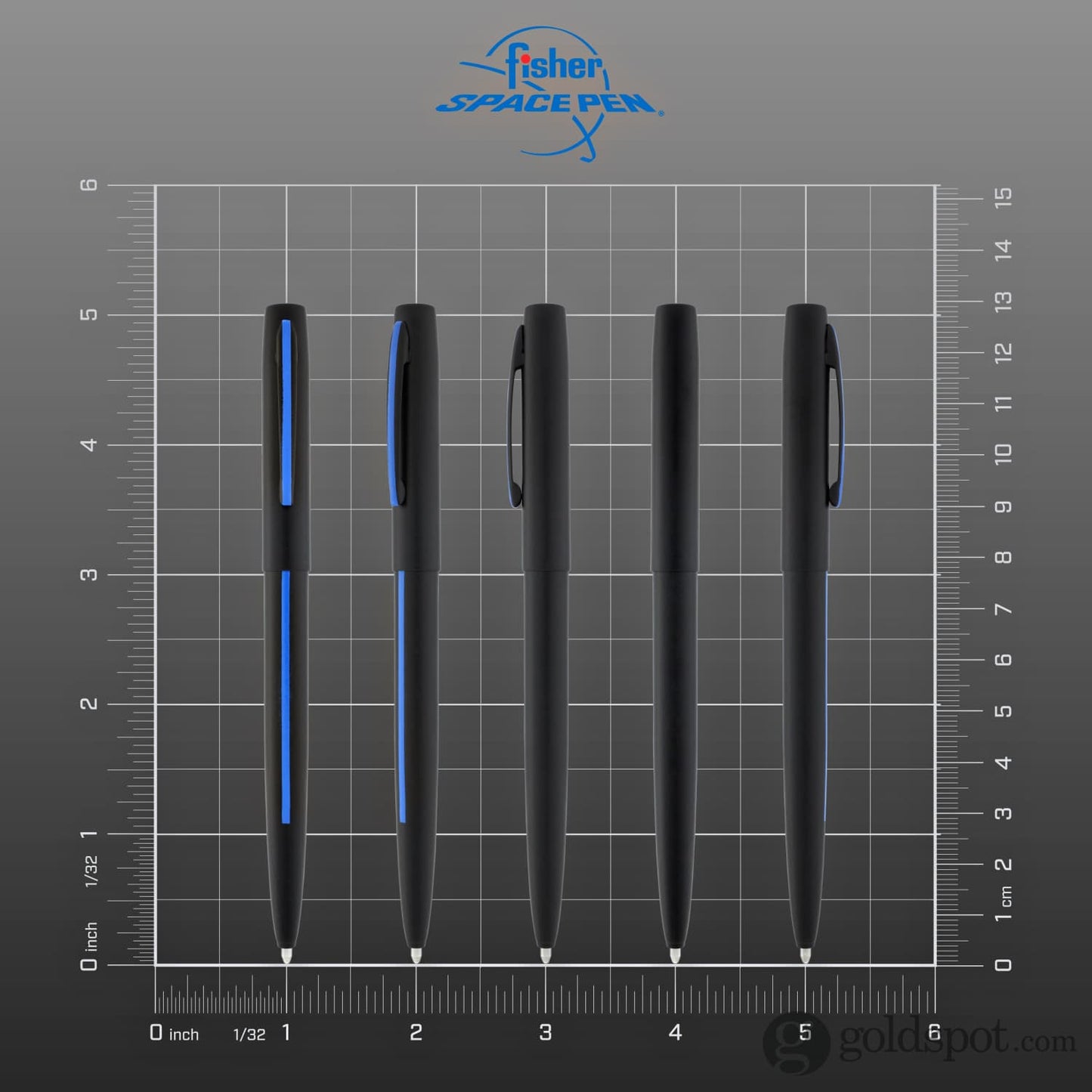 Fisher Space Pen Cap-O-Matic Ballpoint Pen in Non-Reflective Black Law Enforcement Edition Ballpoint Pen