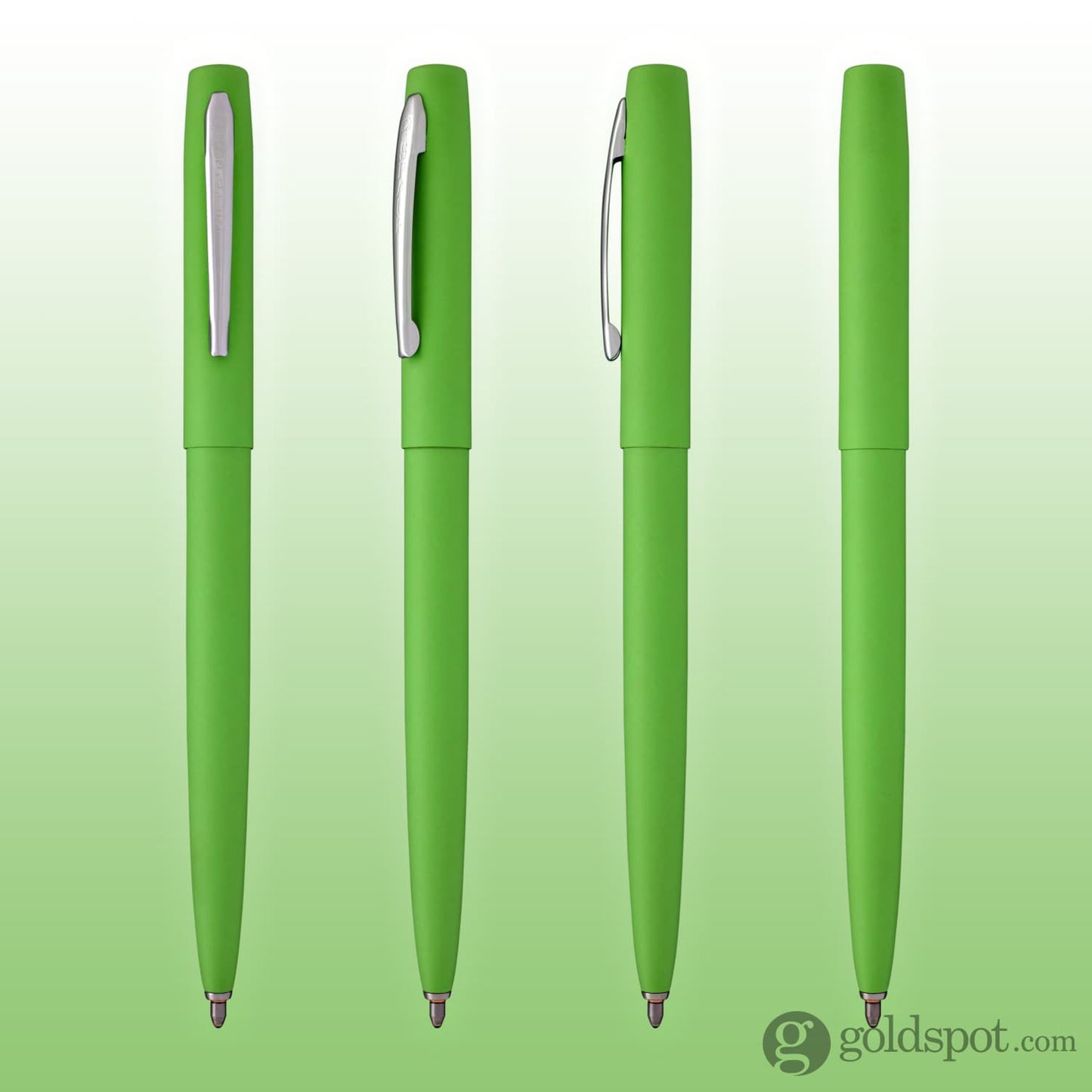 Fisher Space Pen Cap-O-Matic Ballpoint Pen in Powder Coated Matte Green Ballpoint Pen