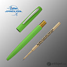 Fisher Space Pen Cap-O-Matic Ballpoint Pen in Powder Coated Matte Green Ballpoint Pen