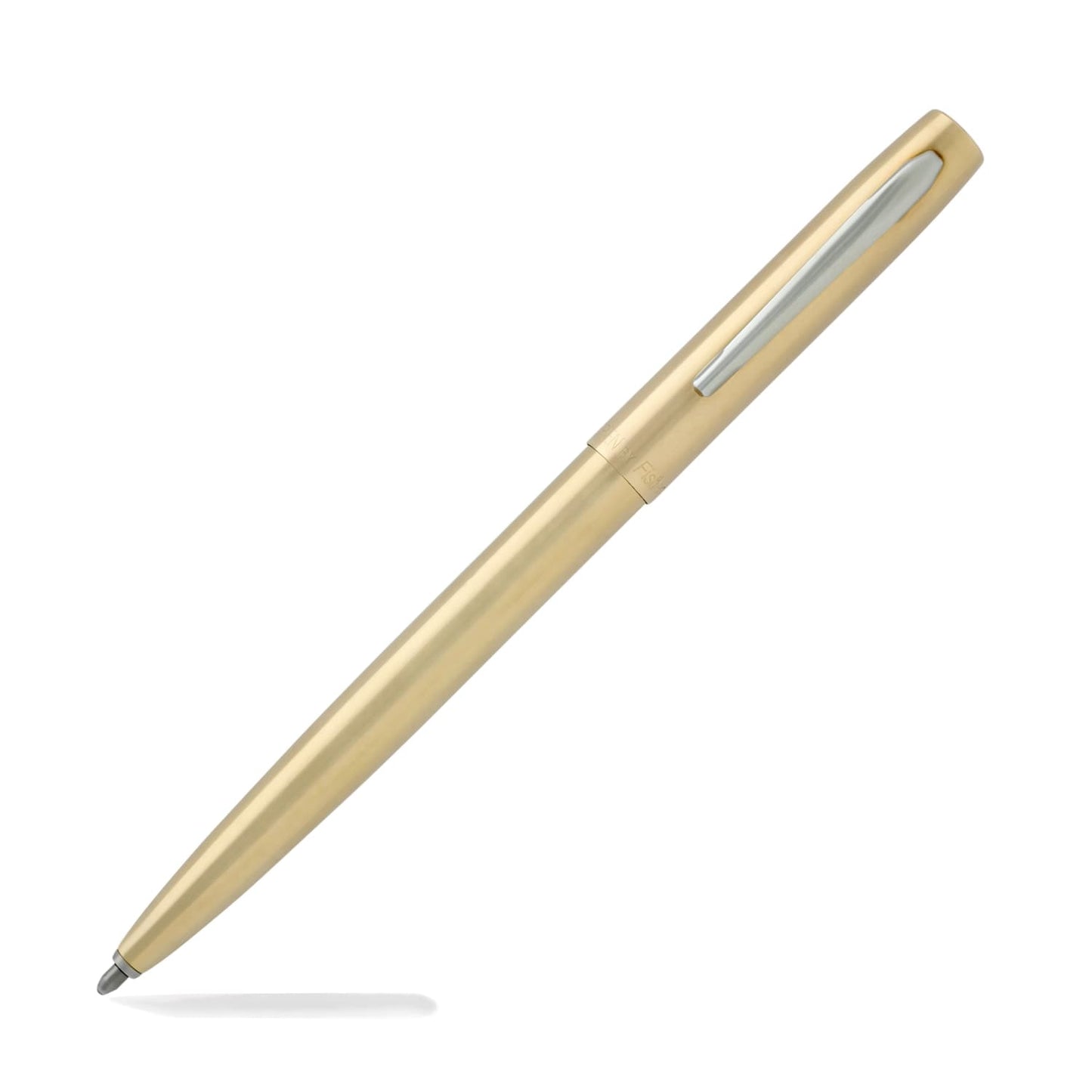 Fisher Space Pen Cap O Matic Ballpoint Pen in Raw Brass Ballpoint Pen