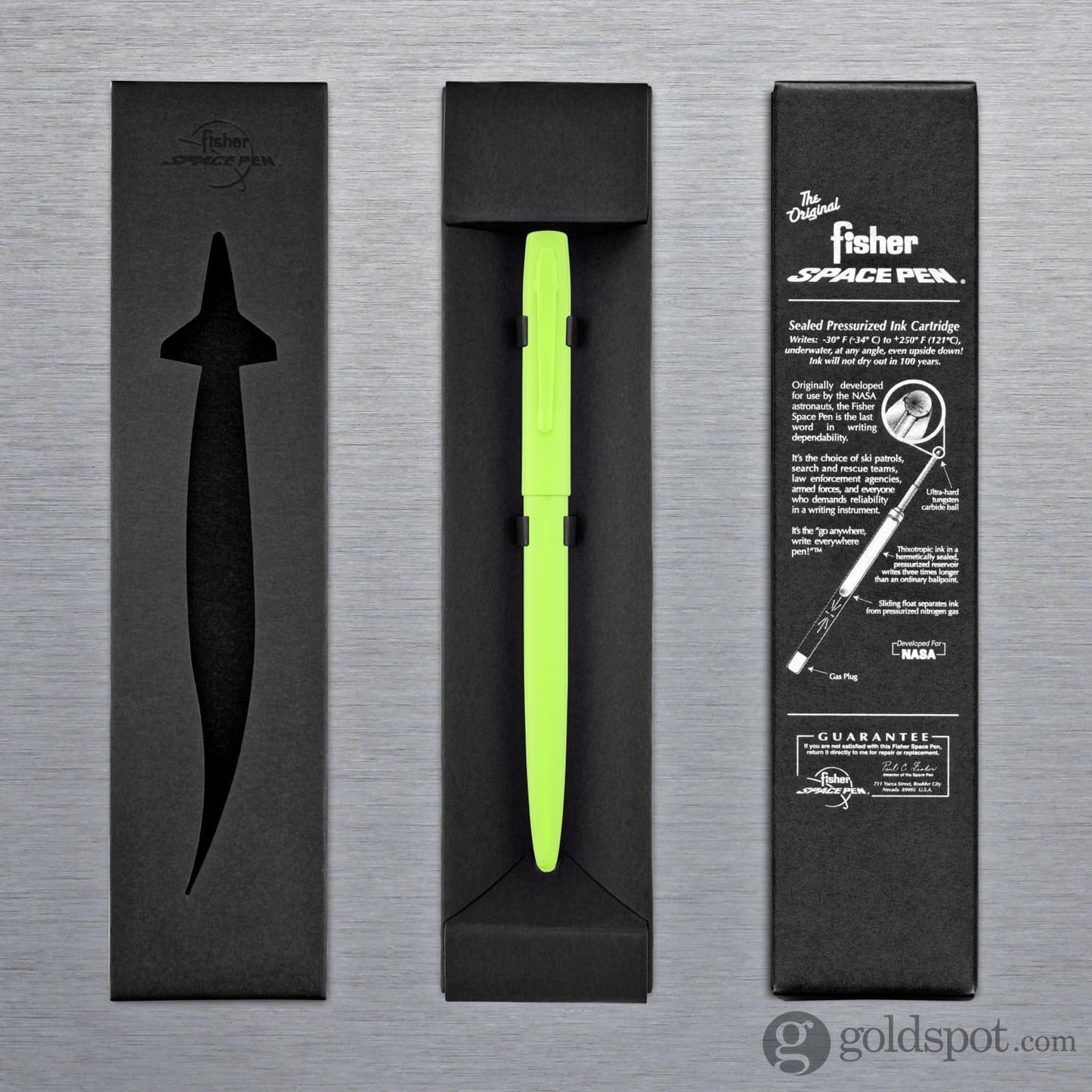 Fisher Space Pen Cap-O-Matic Ballpoint Pen in Tradesman Yellow Ballpoint Pen