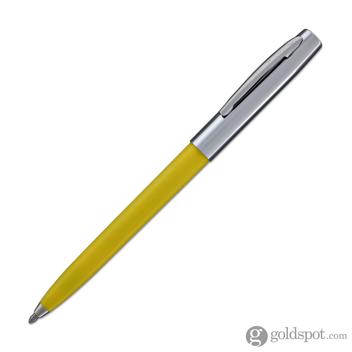 Fisher Space Pen Cap-O-Matic Ballpoint Pen in Yellow & Chrome Ballpoint Pen