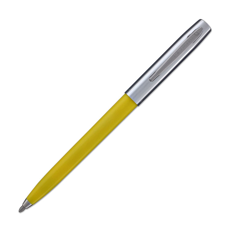 Fisher Space Pen Cap-O-Matic Ballpoint Pen in Yellow & Chrome Ballpoint Pen