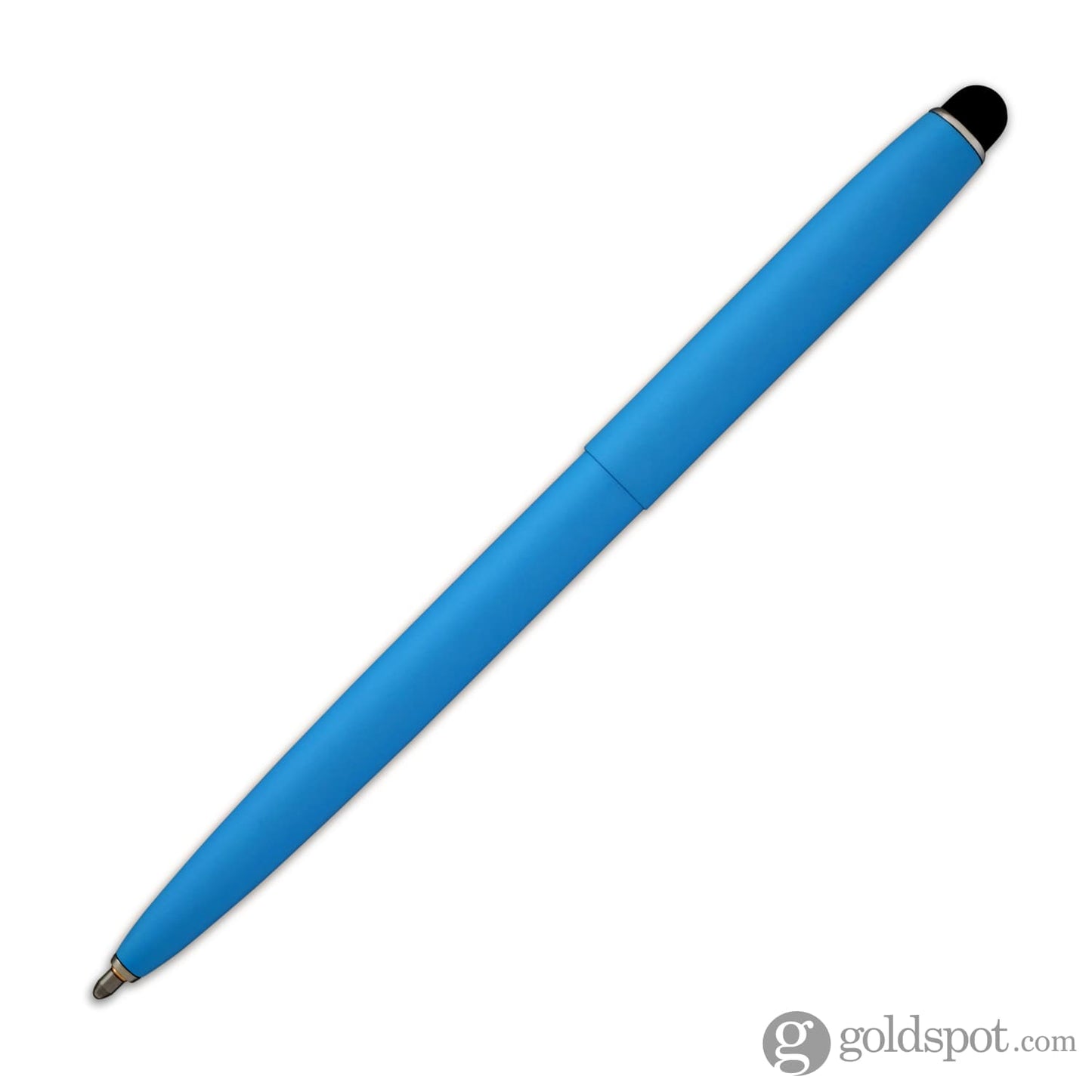 Fisher Space Pen Cap-O-Matic Powder Coated Ballpoint Pen with Stylus in Matte Blue Ballpoint Pen
