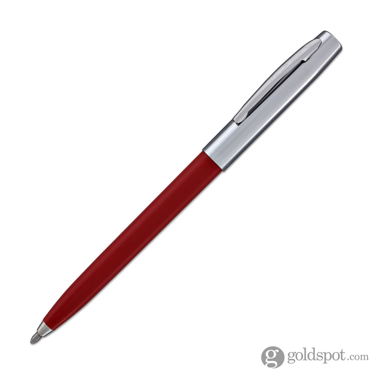 Fisher Space Pen Cap-O-Matic S200 Series Ballpoint in Chrome & Red Ballpoint Pen