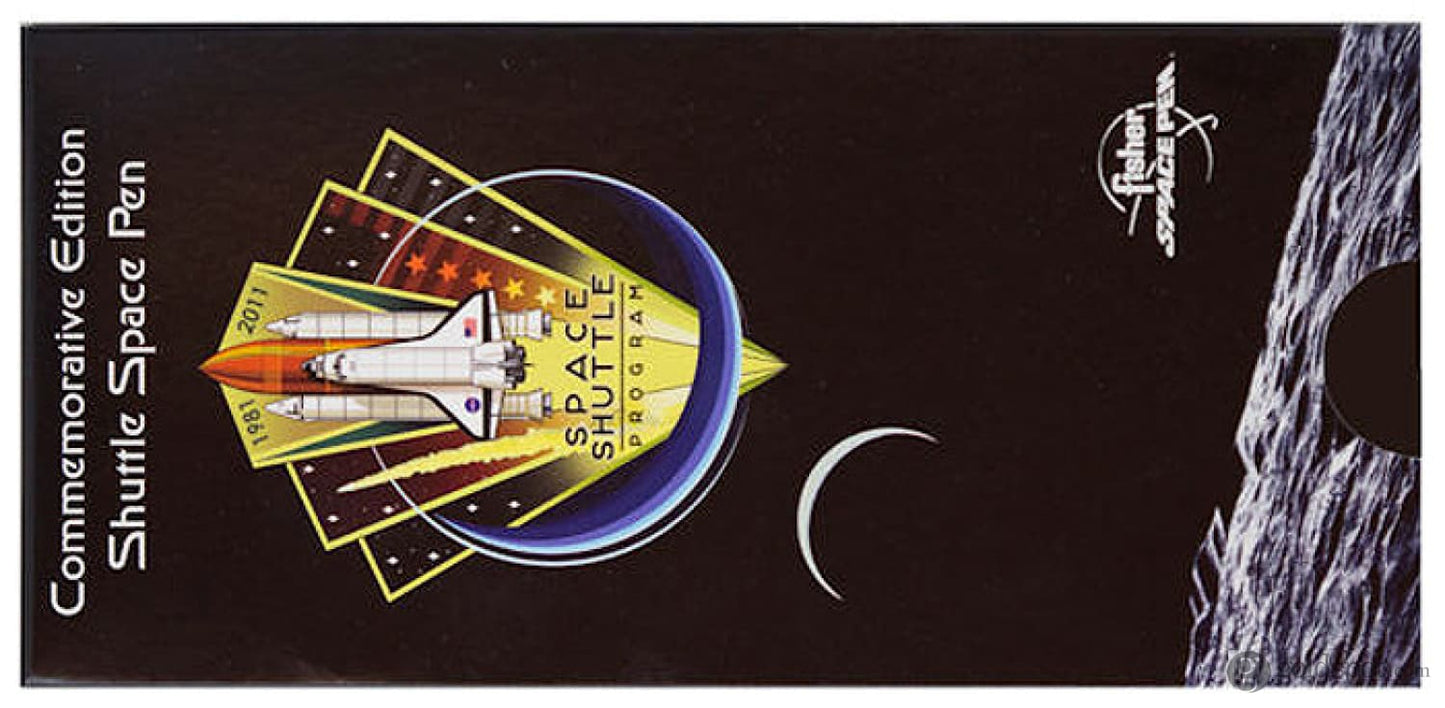 Fisher Space Pen Commemorative Edition Shuttle Ballpoint Pen in Chrome & Gold Ballpoint Pen