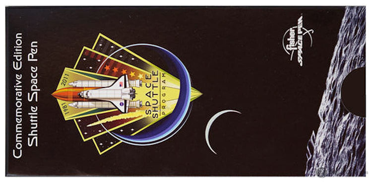 Fisher Space Pen Commemorative Edition Shuttle Ballpoint Pen in Chrome & Gold Ballpoint Pen