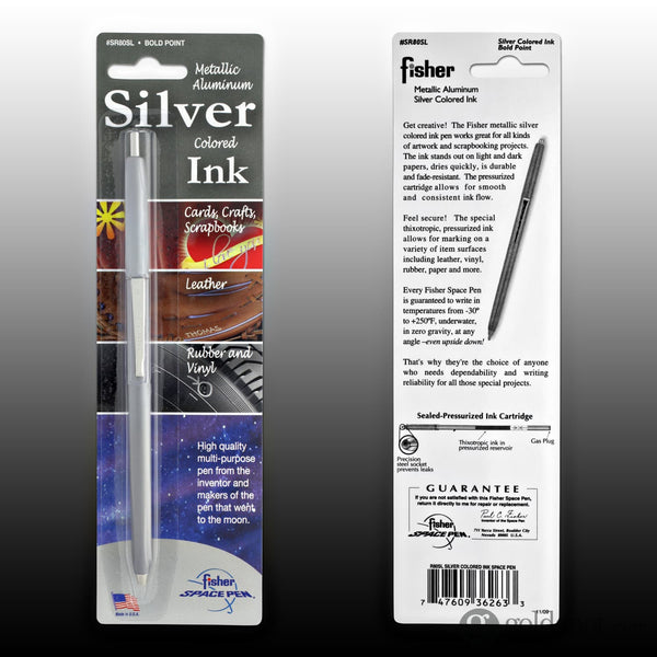 Fisher Space Pen Metallic Ballpoint Pen in Silver Ballpoint Pen