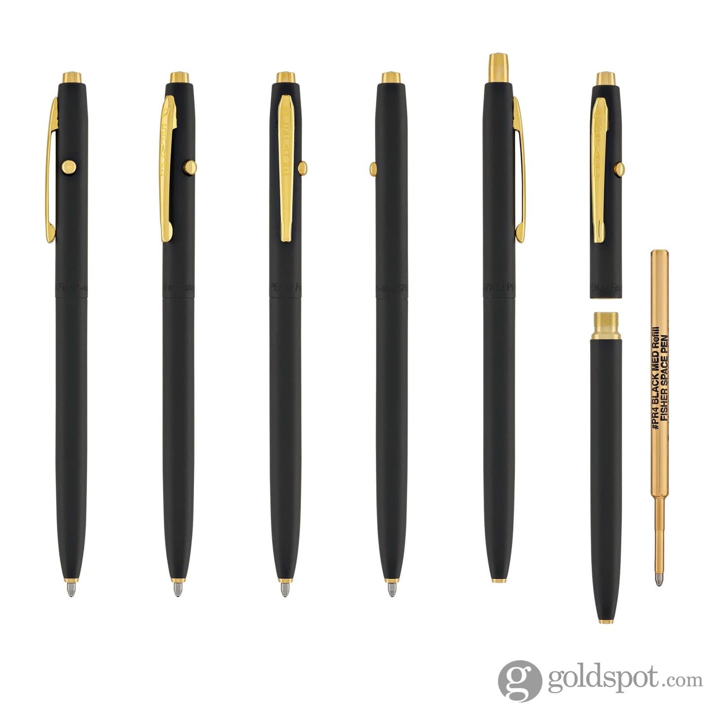 Fisher Space Pen Shuttle Ballpoint Pen in Matte Black Ballpoint Pens