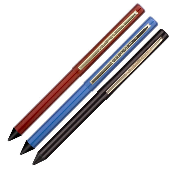 Fisher Space Pen Stowaway Ballpoint Pen - Pack of 3 (Black Red Blue) Ballpoint Pen