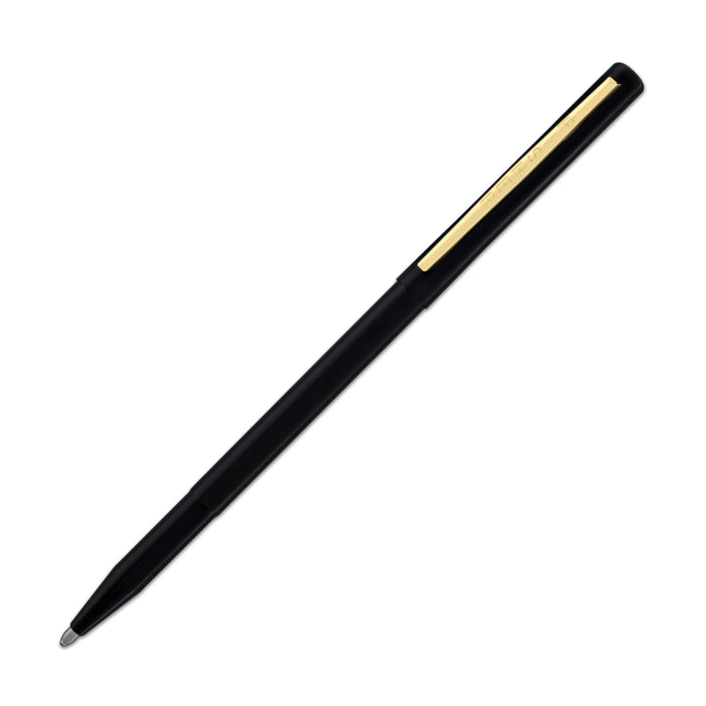 Fisher Space Pen Stowaway Ballpoint Pen with Clip in Black Anodized Aluminum