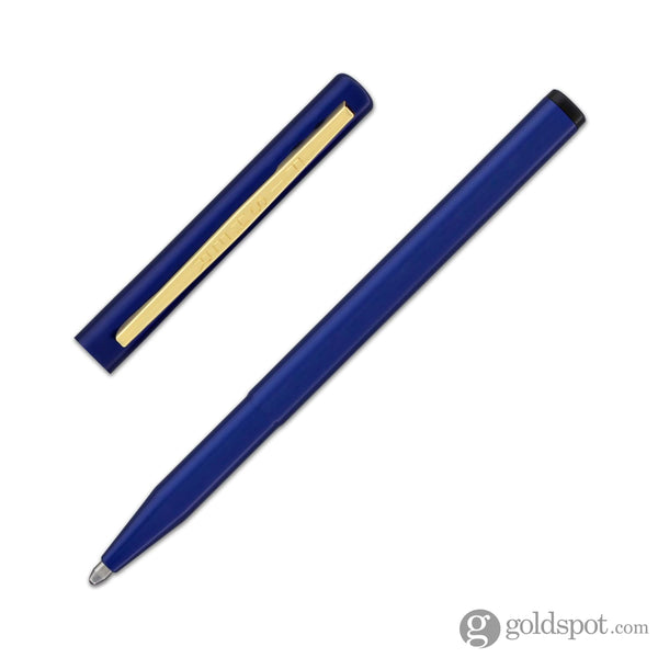 Fisher Space Pen Stowaway Ballpoint Pen with Clip in Blue Anodized Aluminum Ballpoint Pen