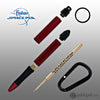 Fisher Space Tough Touch Ballpoint Pen with Key Chain in Red Ballpoint Pen