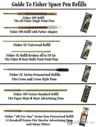 Fisher Space Universal Ballpoint Pen Refill in Blue - Fine Point Ballpoint Pen Refill