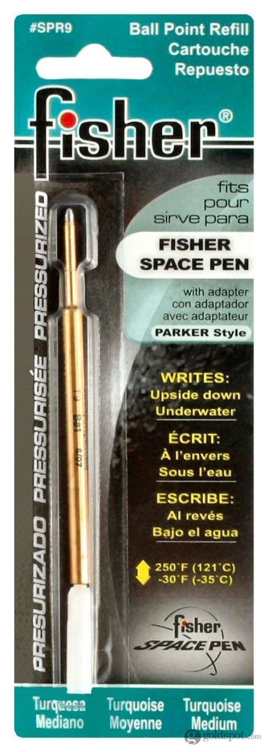 Fisher Space Universal Ballpoint Pen Refill in Turquoise - Medium Point Ballpoint Pen Refill