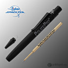 Fisher Space Zero Gravity Ballpoint Pen with Police Pro Imprint in Matte Black Ballpoint Pen
