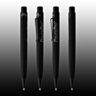 Fisher Space Zero Gravity Ballpoint Pen with Police Pro Imprint in Matte Black Ballpoint Pen