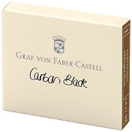 Graf von Faber-Castell Ink Cartridges in Carbon Black - Pack of 6