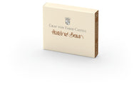 Graf von Faber-Castell Ink Cartridges in Hazelnut Brown - Pack of 6