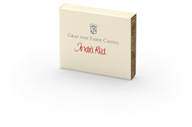Graf von Faber-Castell Ink Cartridges in India Red - Pack of 6