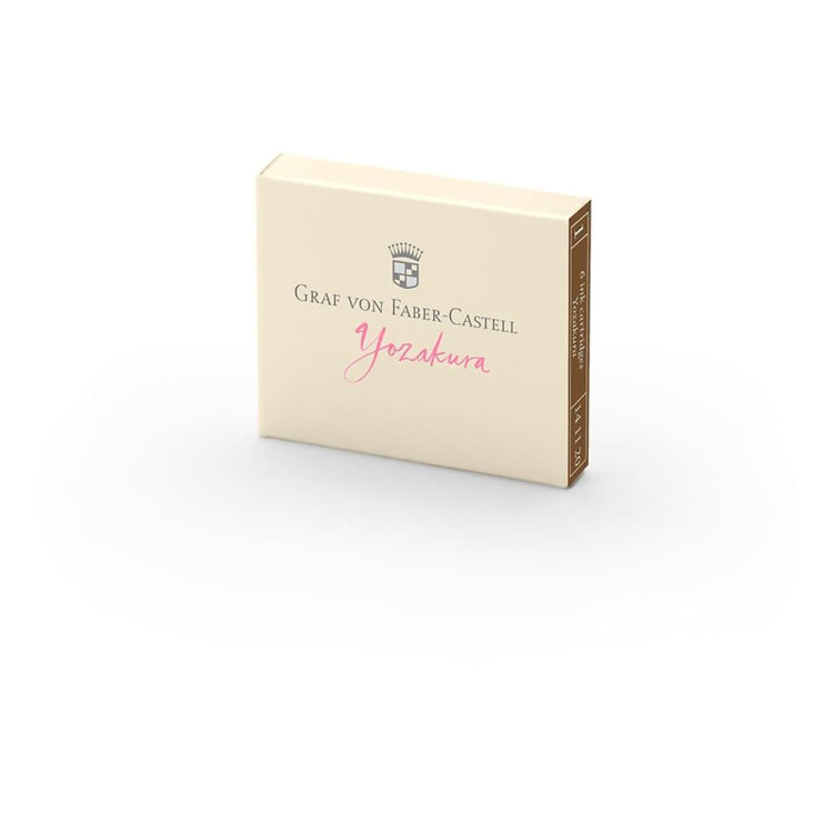 Graf von Faber-Castell Ink Cartridges in Yozakura - Pack of 6 Fountain Pen Cartridges